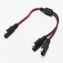 10pc 30cm 14AWG SAE Splitter 1 to 2 SAE Male to Female DC Power Automotive Cable