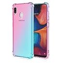HUANGTAOLI Case Compatible with Samsung Galaxy A40, Slim Soft TPU Shockproof Anti-Scratch Phone Case Cover with Reinforced Corner Bumper