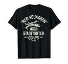 Star Wars X-Wing Red Squadron Distressed Text T-Shirt