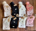 UGG Winter Beanie Hat & Scarf Set NWT *8 Colors Buyer's Choice*