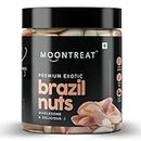 Moontreat Premium Jumbo Brazil Nuts, 250 gm | | Rich in Selenium, Iron, Calcium, Zinc | Boosts Immunity, Heart Health, Brain Function & Stamina | All Natural, No Added Preservatives | Product of Peru