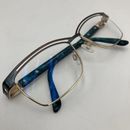 Cazal Model 1233 Color 002 Blue Gold Color Authentic Eyeglasses RX 54-15-135