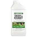 Liquid Fence Deer & Rabbit Repellent Concentrate,Keep Deer & Rabbits Out of Garden Patio &Backyard,Use on Gardens Shrubs &Trees, Harmless to Plants &Animals When Used & Stored as Directed, 40fl Ounce
