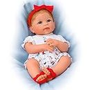 The Ashton-Drake Galleries Little Saylor Lifelike So Truly Real® Baby Girl Doll Weighted Fully Poseable with Soft RealTouch® Vinyl Skin by Award Winning Master Doll Artist Linda Murray 18"-Inches