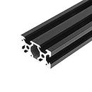 Aluminum Extrusions,FXIXI 100-1000mm Black 2040 V-Slot Aluminum Profile Extrusion Frame for CNC Tool DIY (600mm)