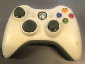 Genuine Microsoft Xbox 360 Wireless Controller - White w/battery pack