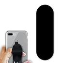 Regor Tabletop Finger Grip & Mobile Holder Mobile Stand Phone Holder for Hand & Mobile Back Holder Grip Great for Selfie & Works as iPhone Stand & Android Phone Stand - Black