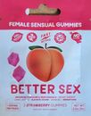Better Sex Female Sensual Gummies pack 2 gummies per pack