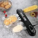 Vacuum Sealer Machine Powerful Compact Food Preservation System With Start Kit And Built In Cutter, Food Sealer Machine with Led Indicator Lights for Food Storage Prime Of Day Deals Today 2024