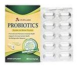 Probiotics, 20 Billion Live Cells, Premium Enteric Coated Veg Caps for Women, Men. Dietary Supplement - 60 Veg caps by CGM Labs