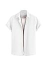 Lymio Casual Shirt for Men|| Shirt for Men|| Men Stylish Shirt (S-Kent) (M, White)