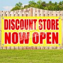 DISCOUNT STORE NOW OPEN CUSTOM Advertising Vinyl Banner Flag Sign Many Sizes USA