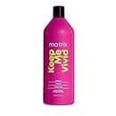 Matrix Hair Shampoo, Keep Me Vivid Shampoo, Color Protection, Maintains Vibrancy and Enhances Shine, Gentle Cleansing, For Color Treated Hair, Sulfate-Free, 1000ml (Packaging May Vary)