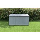 Hanover 60 Gallons Gallon Water Resistant Fir Solid + Manufactured Wood Deck Box in Gray Wood in Brown | 23.6 H x 50 W x 22 D in | Wayfair