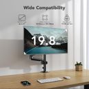 HUANUO Single Monitor Arm Tall Computer Monitor Stand for 13–32 inch Screen...