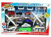 Airport Play Set Airplane Cars Vehicle & Accessories New Century Airline Toy 3+