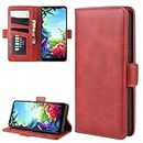 Cell Phone Case for LG K40S Wallet Stand Leather Cell Phone Case with Wallet & Holder & Card Slots Mobile Phone Flip Cover