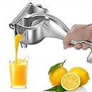 Manual Juicer, Fruit Juice Squeezer, Detachable Heavy Duty Citrus Squeezer Extractor Tool, Premium Quality Metal Aluminum Alloy Squeezer for Pressing Lemons, Oranges, Christmas Gifts
