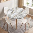 Modern Marble Round Table Cloth Dining Waterproof Tablecloth Kitchen Washable