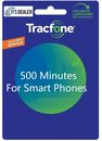 TracFone 500 minutos para teléfonos inteligentes. Recarga rápida directa