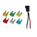 Crewbolt Mini Blade Fuse -10 Pieces With Fuse Holder Automotive Fuse for Car Truck Electrical Fuse (5 AMP)
