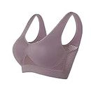 Generic Clearance Items Under 5 Dollars Sports Bras for Women Prime of Day Sales Breathable Cool Liftup Air Bra Women 2024 Large Size Air Bra Seamless Wireless Cool Comfortable Mesh Sports