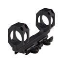 American Defense Manufacturing Dual Ring Scope Mount Straight Up Spaced Wide to Fit Larger Scoped Like SCHMIDT & BENDER 40mm Rings Black AD-RECON-SW