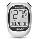MEILAN M3 Mini GPS Bike Computer Wireless Cycling Computer Bicycle Speedometer and Odometer Waterproof Cycle Computer Bicycle Computer for Road Bicycle MTB Bicycle (White)