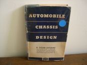 AUTOMOBILE CHASSIS DESIGN BY R.DEAN-AVERNS. BY ILIFFE TECHNICAL BOOKS.HC & DJ.