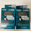 NEW! 2 Pairs Dupont Seal Skinz XLarge Insulated Waterproof Socks Brown