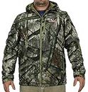 EHG Elite Rainier Late Season Primaloft Silver Down Insulated Camo Winter Hunting Jacket (MO Treestand, XL)