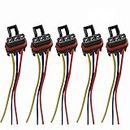 FLYPIG 5 Packs Pulse Power Plug Connector Pigtail Pulse Bar Connector for Polaris Ranger 1000 XP RZR Pro XP RS1 General XP 1000 Ranger Crew XP1000 Pulse Power Electrical Wiring Harnesses