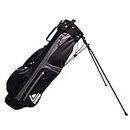 Longridge 6' WEEKEND Golf Stand Bag Negro PLATA