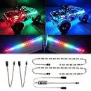 RC LED Light Strips Kit for RC Car Crawler Truck Airplane Boat Drone Fixed Wing Traxxas TRX4 Axial SCX10 Color Changeable