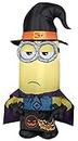 Gemmy 3.5' Airblown Inflatable Minion Kevin as Witch Universal
