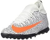 Nike Unisex Kids Jr Mercurial Superfly 7 Club Cr7 Safari Tf White/Total Orange-Black Football Shoe-3.5 UK (CV3287-180)