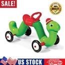 Inchworm Bounce & Go Ride-on Toy Kids Saddle Wheels Rolling Indoor Outdoor Green