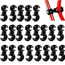 WDHHNP 20PCS Bike Cable Clips Plastic Bicycle brake cable clips Rotating S-Hook Clips Bike MTB Brake Gear Housing Fixing Holder Guide S Style Buckle Clips