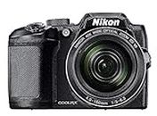 Nikon Coolpix B500 Fotocamera Digitale Compatta, 16 Megapixel, Zoom 40X, VR, LCD Inclinabile 3", FULL HD, Bluetooth, Wi-Fi, Nero