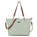 clementine Latest Tote Bag For Women's and Girls | Ladies Purse Handbag With Adjustable Long Strap | Green |