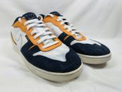 Nike Squash Type Shoes Mens Size 9 White Alpha Blue Orange Casual Sneakers