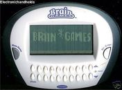 BRAIN GAMES RADICA ELECTRONIC HANDHELD LEARNING MEMORY KNOWLEDGE  TRAVEL LCD TOY