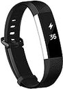 MOUNT TECH fitbit alta wrist straps,Replacement strape for Fitbit Alta/Fitbit Alta HR, Adjustable Sport Wristbands for Women Men (Large Size : Fit 6.7"- 8.1" Wrist, BLACK)