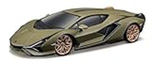 Bauer Spielwaren Tech R/C Lamborghini Sian FKP37 - Auto radiocomandata in scala 1:24, 2,4 GHz, con impugnatura a pistola, dai 5 anni in su, 20 cm, verde (582338)