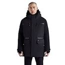 Triple F.A.T. Goose Men's Staden - Waterproof Winter Coat For Men - Puffer Jacket Men With Hood - Mens Jackets Winter (Black, 5XL)