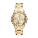 Michael Kors Women's Tibby Quartz Watch with Stainless Steel Strap, Gold, 20 (Model: MK6927), Gold, MK6927