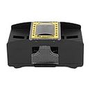 Sonew Automatic Card Shuffler, Electric 2 Deck Card Shuffler with Battery Power Supplied, Card Shuffler Machine for Card Games Leisure Sports Game Room