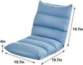 Adjustable Floor Chair with Back Support for Adults Gaming Meditation Reading
