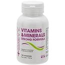 Vitamins & Minerals Strong Formula - Integratore Alimentare di Vitamine a Minerali - Formato: 120 compresse