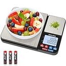 Kitchen Scale, [10kg/0.01g] [New Version] Diyife Dual Platform Digital Scale Stainless Steel, Small High Precision Food Scale with LCD Display, PCS Features, Tare for Baking, Coffee, Jewelry, Medicine